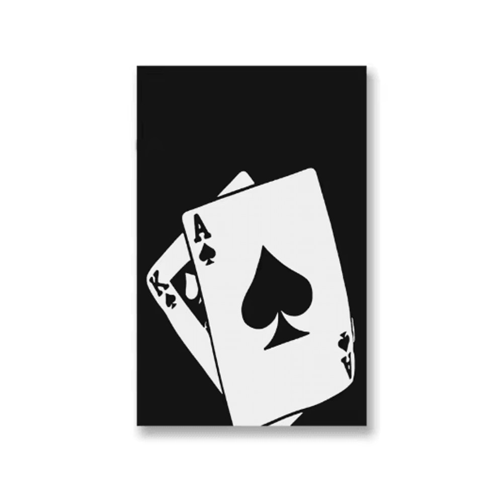 Black White 8 Ball Canvas Wall Art Billiards Club Style Home Decor 5