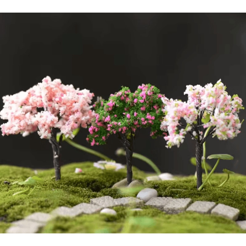 Mini Fairy Garden Accessories Set DIY Miniature Figurines For Garden Dollhouse Decor 5