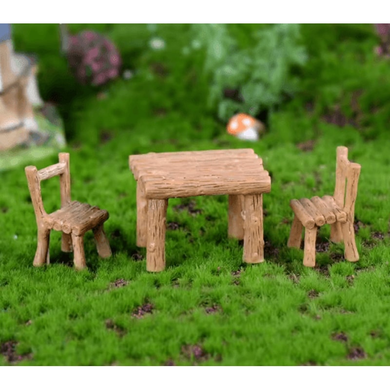 Mini Fairy Garden Accessories Set DIY Miniature Figurines For Garden Dollhouse Decor 11