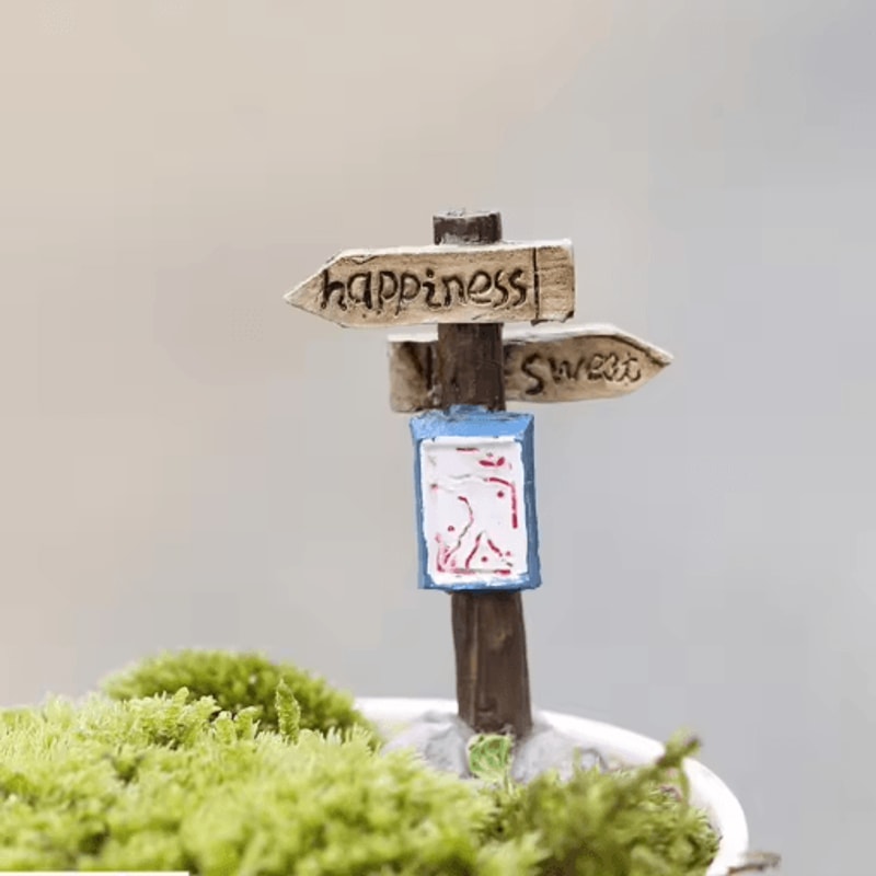 Mini Fairy Garden Accessories Set DIY Miniature Figurines For Garden Dollhouse Decor 12