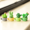4Piece Resin Succulent Cactus Set Mini Artificial Bonsai Decor For Home Office 1
