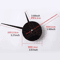 Large 3D DIY Silent Wall Clock Modern Frameless Wall Sticker Decor 10