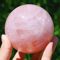 Natural Rose Quartz Crystal Sphere Polished Healing Ball For Reiki Home Decor 11