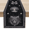 Norse Viking Raven Linen Table Runner Mythology Tree Of Life Kitchen Decor 3