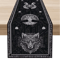 Norse Viking Raven Linen Table Runner Mythology Tree Of Life Kitchen Decor 3