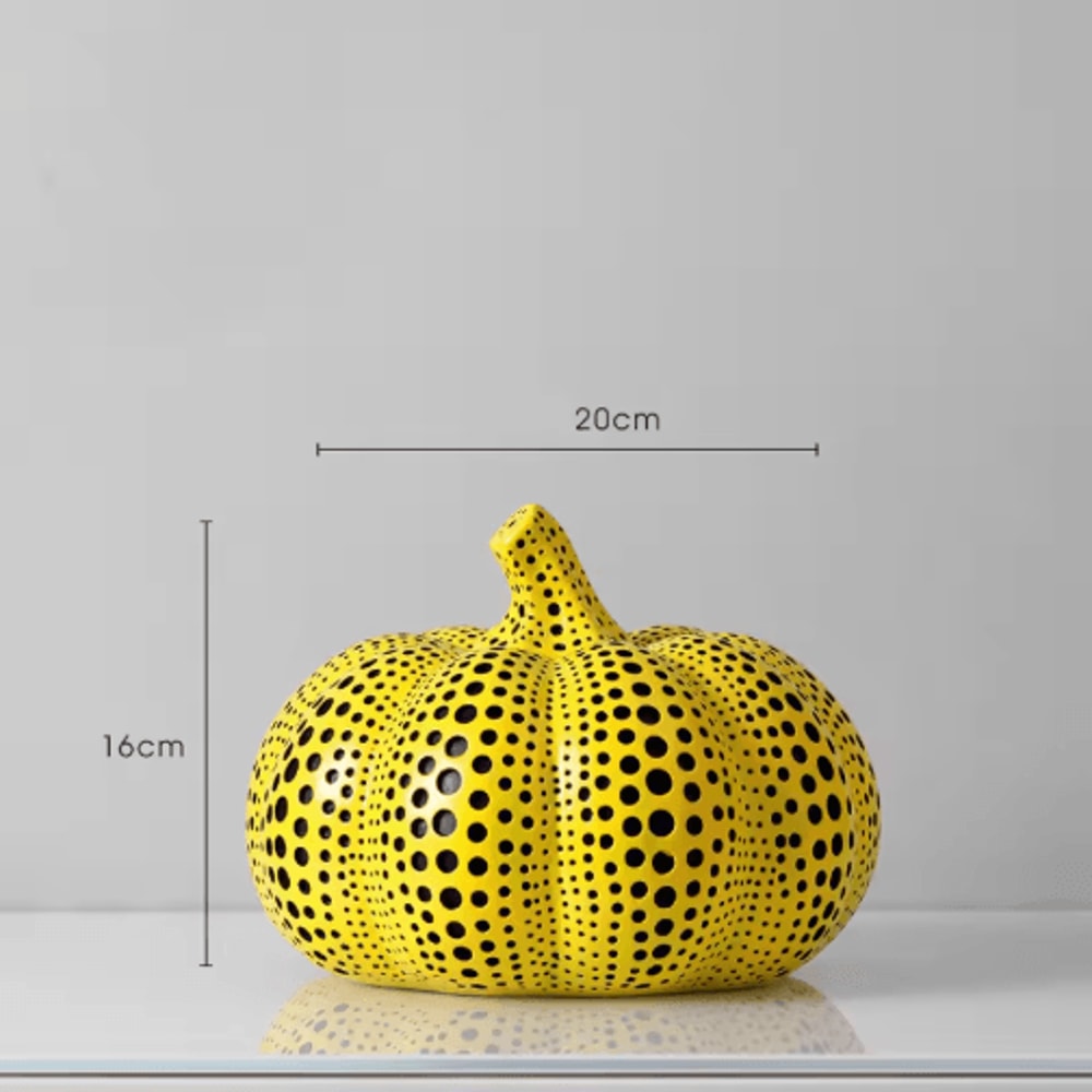 Charming Owl Figurine Decor Cute Pumpkin Animal Statue For Home Desktop Styling 3