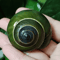 Natural Jade Snail Shell Aquarium Decoration Unique Specimen For Fish Tank Landscaping 1