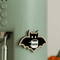 Cute Wooden Halloween Bat Decor CoffeeThemed Hanging Stickers For Home Kitchen 0