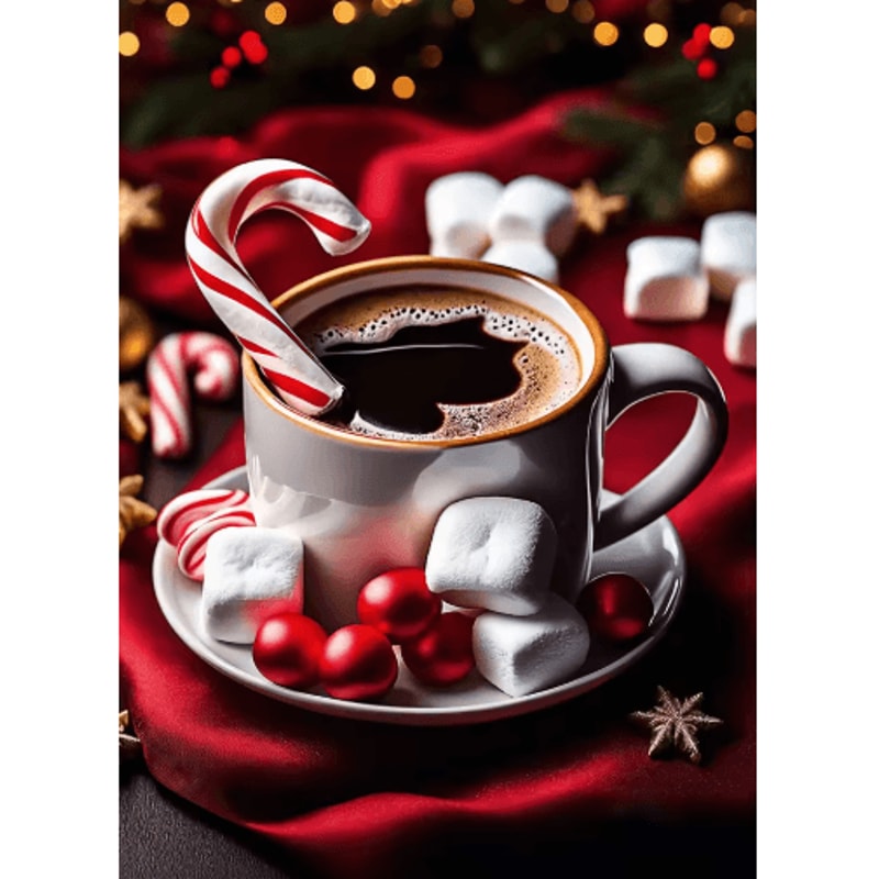 Classic Christmas Wall Art Canvas Santa Claus Tree Holiday Poster Decor 2