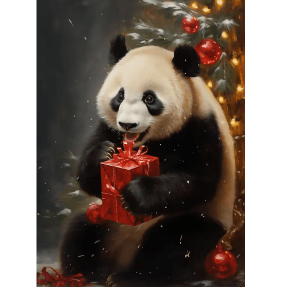 Classic Christmas Wall Art Canvas Santa Claus Tree Holiday Poster Decor 10