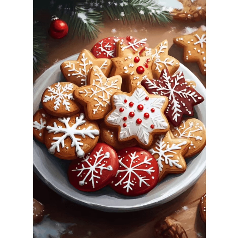 Classic Christmas Wall Art Canvas Santa Claus Tree Holiday Poster Decor 17