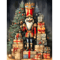 Classic Christmas Wall Art Canvas Santa Claus Tree Holiday Poster Decor 18