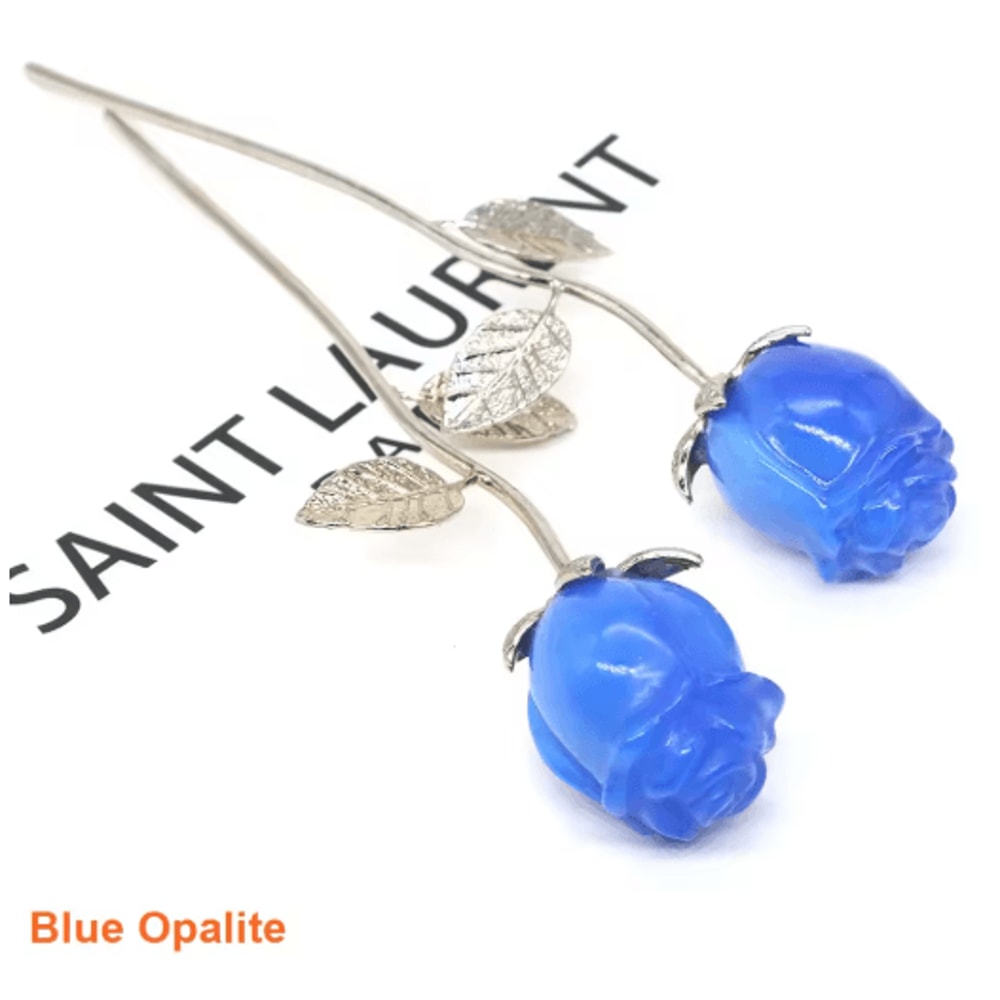 HandCarved Rose Quartz Crystal Rose Romantic Healing Gemstone Gift Home Decor 11