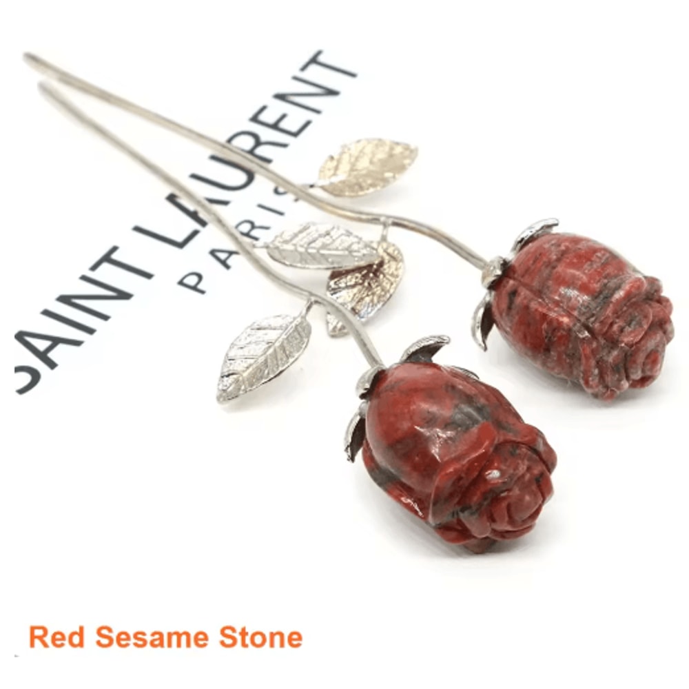 HandCarved Rose Quartz Crystal Rose Romantic Healing Gemstone Gift Home Decor 6