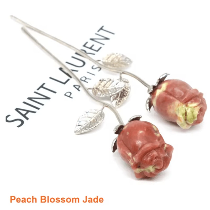 HandCarved Rose Quartz Crystal Rose Romantic Healing Gemstone Gift Home Decor 15