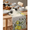 Eucalyptus Lemon Linen Table Runner Fresh Floral Spring Farmhouse Table Decor 3