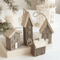 Wooden Christmas House Ornament Rustic Mini Log Cabin Tree Pendant Decor 0