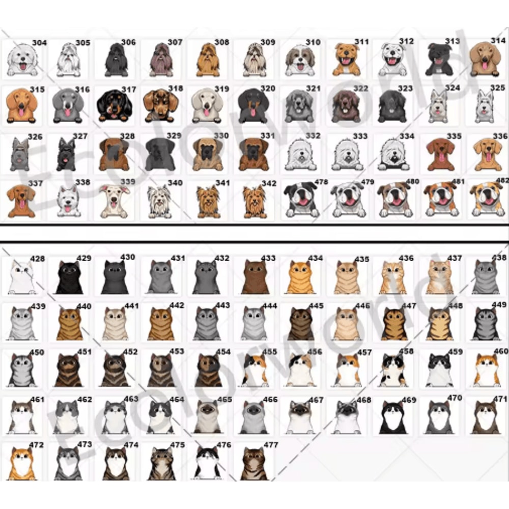 Personalized Pet Cartoon Doormat Custom Dog Cat Name Welcome Mat For Home 2