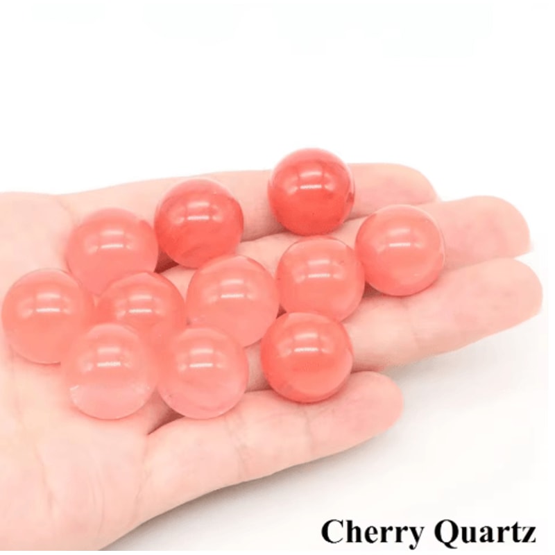 Natural Crystal Sphere Set Amethyst Rose Quartz Healing Gemstone Balls For Home Decor 15