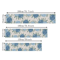 Blue Hydrangea Eucalyptus Table Runner Elegant Floral Farmhouse Wedding Decor 2