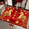 Chinese New Year Red Gold Rug Year Of The Horse Lucky Festival Floor Ma 3