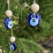 Turkish Evil Eye Wall Hanging Blue Glass Protection Charm Home Decor 0