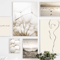 Nordic White Shell Beach Dandelion Canvas Wall Art Minimalist Coastal Decor 11