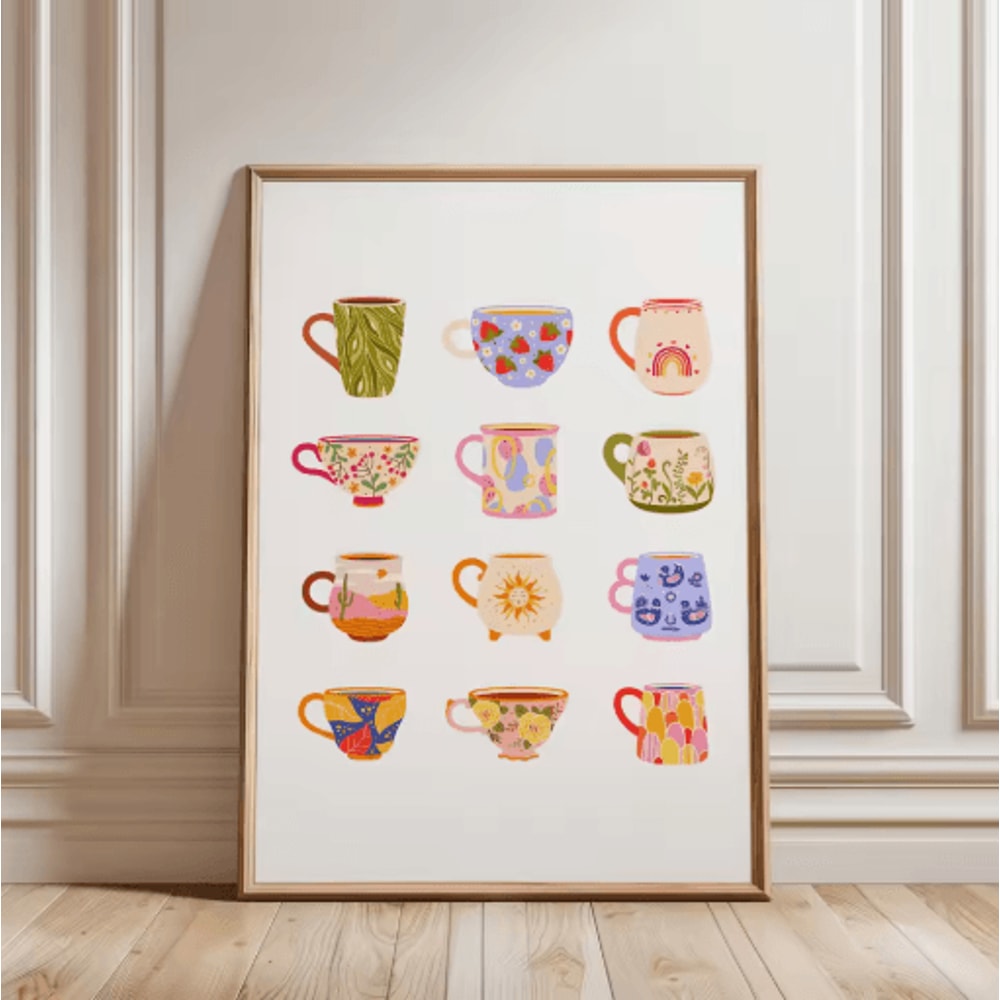 But First Cafecito Minimalist Spanish Quote Canvas Modern Coffee Bar Wall Decor 1