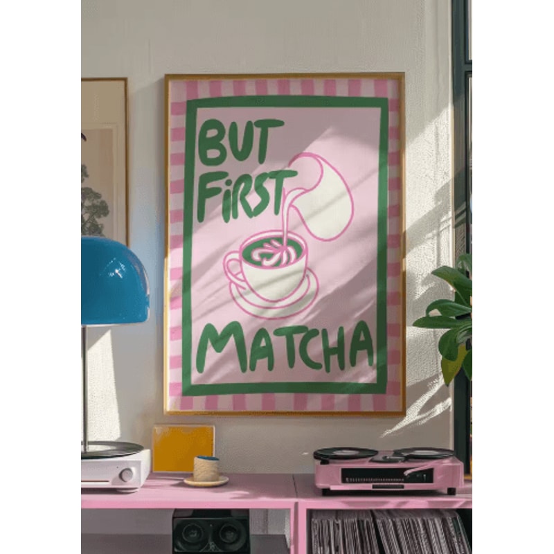 But First Cafecito Minimalist Spanish Quote Canvas Modern Coffee Bar Wall Decor 9