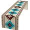 Aztec Boho Tribal Linen Table Runner Geometric Dining Table Decor 15