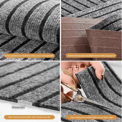 waterproof non-slip floor mat multi-purpose bathroom kitchen & entryway rug