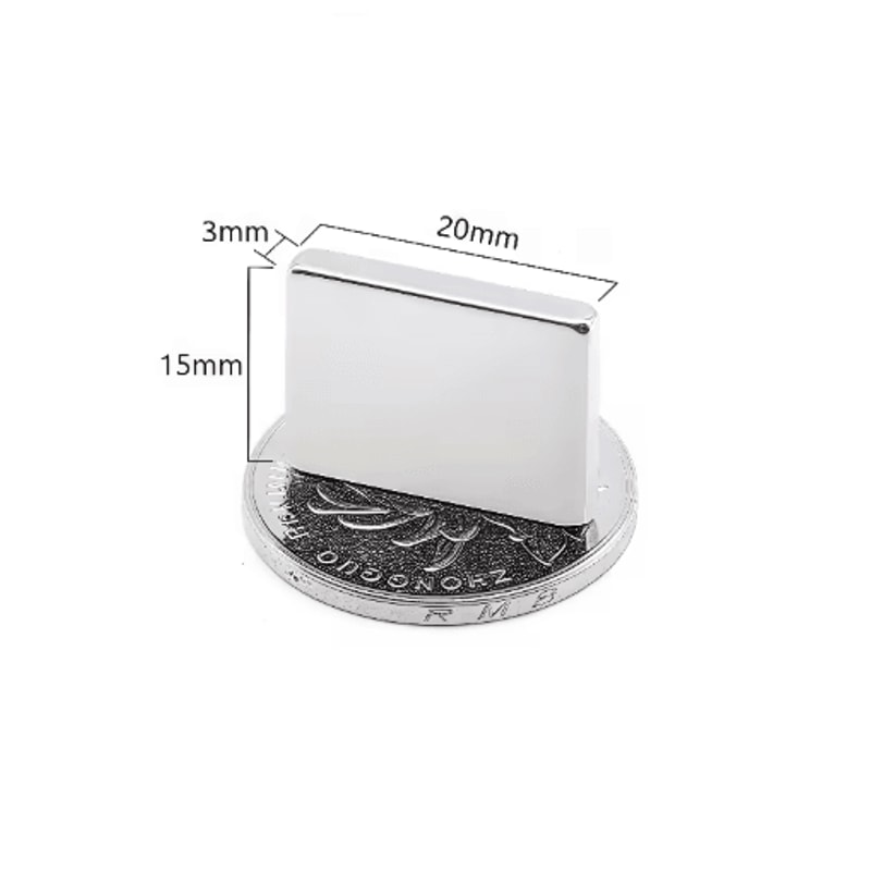 10PCS N52 Strong Square Neodymium Magnets Heavy Duty Compact Magnetic Set 5