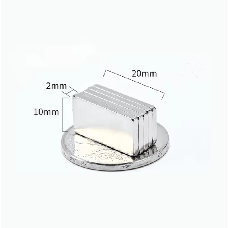 10PCS N52 Strong Square Neodymium Magnets Heavy Duty Compact Magnetic Set 9