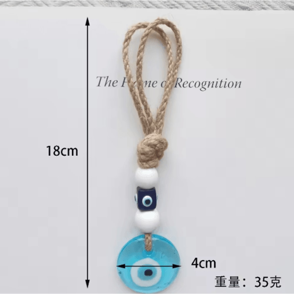 Evil Eye Nazar Macrame Wall Hanging Protective Lucky Charm Decor 10