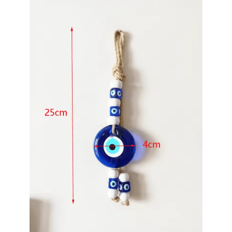 Evil Eye Nazar Macrame Wall Hanging Protective Lucky Charm Decor 22