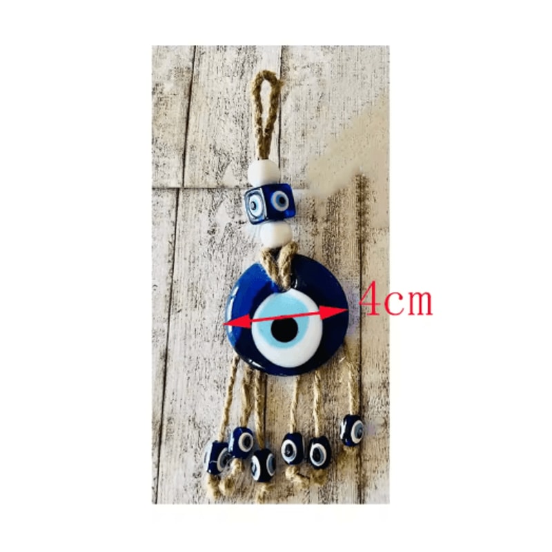 Handmade Turkish Evil Eye Pendant Lucky Glass Bead Wall Car Hanging Decor 1