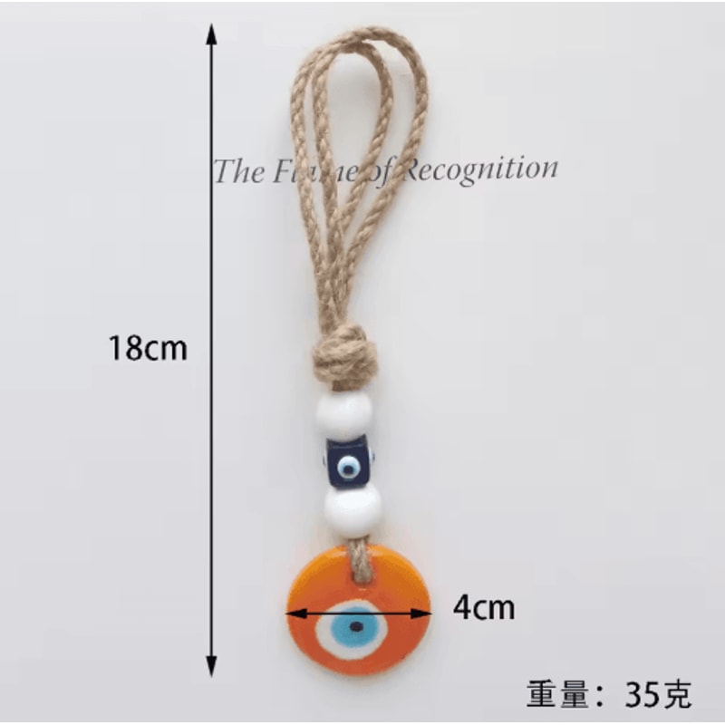 Handmade Turkish Evil Eye Pendant Lucky Glass Bead Wall Car Hanging Decor 10