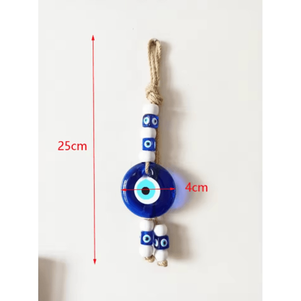 Handmade Turkish Evil Eye Pendant Lucky Glass Bead Wall Car Hanging Decor 21