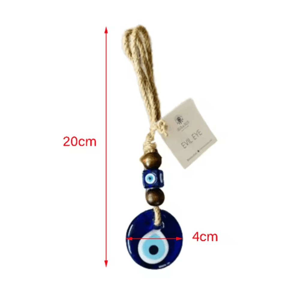 Handmade Turkish Evil Eye Pendant Lucky Glass Bead Wall Car Hanging Decor 25