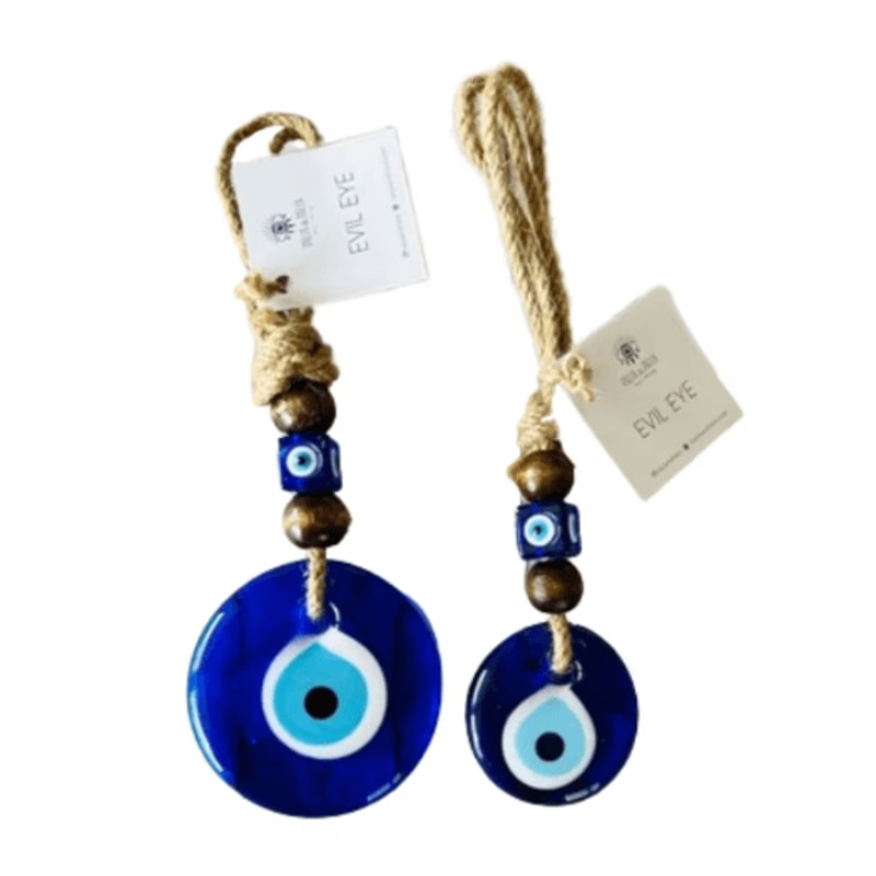 Handmade Turkish Evil Eye Pendant Lucky Glass Bead Wall Car Hanging Decor 27