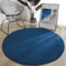Round Coral Velvet Carpet Soft Modern Living Room Kids Play Rug 1
