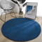 Round Coral Velvet Carpet Soft Modern Living Room Kids Play Rug 1