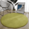 Round Coral Velvet Carpet Soft Modern Living Room Kids Play Rug 2
