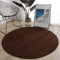 Round Coral Velvet Carpet Soft Modern Living Room Kids Play Rug 8