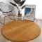 Round Coral Velvet Carpet Soft Modern Living Room Kids Play Rug 10