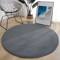Round Coral Velvet Carpet Soft Modern Living Room Kids Play Rug 12