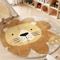 Cute Cartoon Lion Plush Rug Soft Washable Kids Room Carpet 7