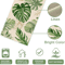 Tropical Palm Leaf Linen Table Runner Fresh Summer Greenery Dining Party Decor 2