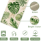 Tropical Palm Leaf Linen Table Runner Fresh Summer Greenery Dining Party Decor 2
