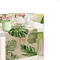 Tropical Palm Leaf Linen Table Runner Fresh Summer Greenery Dining Party Decor 5